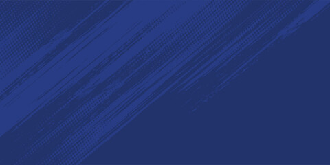 Dots halftone and blue color pattern gradient grunge texture background. Dots pop art comics sport style vector illustration