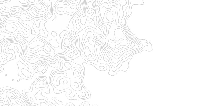 white topography map hiking curve wave area discovery background.