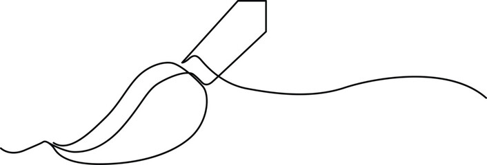 Illustrated surgical clamp Vector