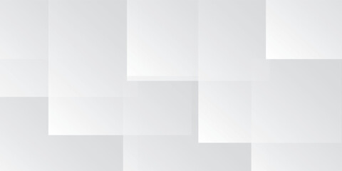 White and blue modern abstract wide banner with geometric shapes. Dark blue and white abstract background. Vector illustration