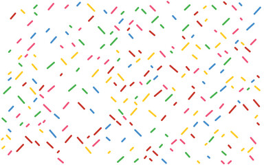 Colorful sprinkles pattern