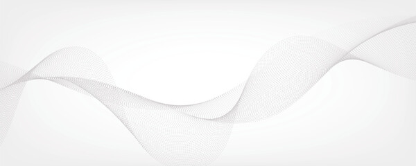 abstract wavy lines on white background
