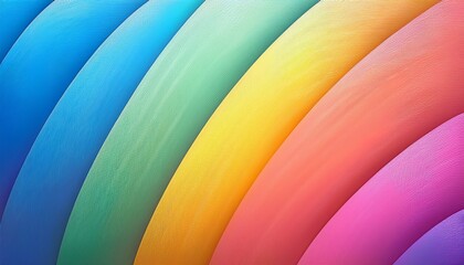 Bright Pastel Gradient Stripes Blending Soft Rainbow Tones Grainy And Playful Background With Diagonal Color Transitions