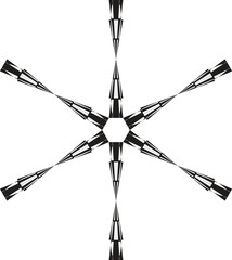 vector illustration of a windmill