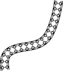 curved lines on white background