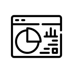dashboard line icon
