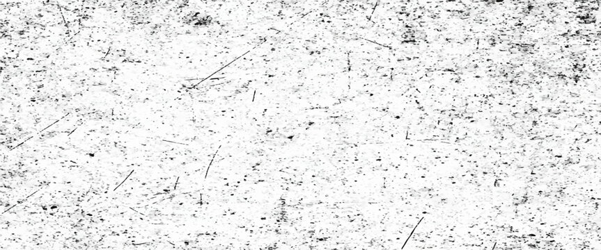 Grunge Dust and Scratch Texture in Black and White Dirty Style Vector Illustration for Distressed Background and Design Use.