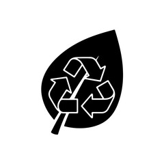 Obraz premium recycle symbol on a white background