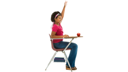 girl in school, school girl hand-rise, student hand rise, student rising hand, healthy student, genius student, student girl, student on chair, smart student, 