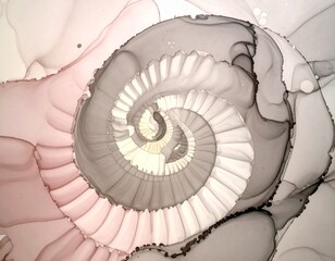 spiral nautilus shell