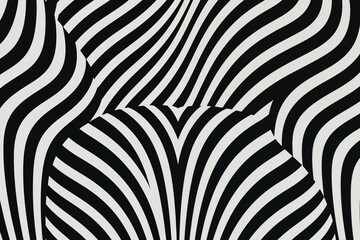 Minimalist vector pattern with repeating line elements. Abstract background.