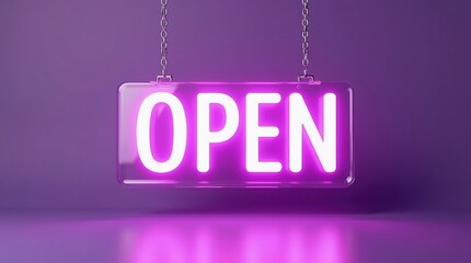 Neon open sign