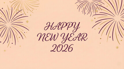 New Year Celebration Graphic 2026