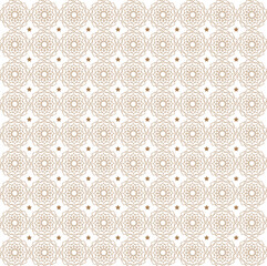 Seamless decorative mandala pattern design background