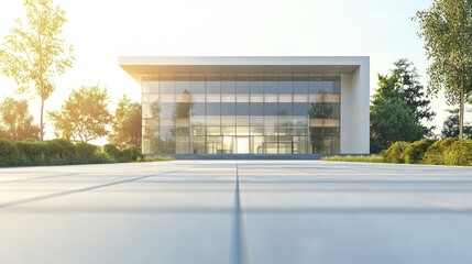 Modern building facade