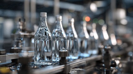 Automated assembly line with robotic arms in a modern factory setting.