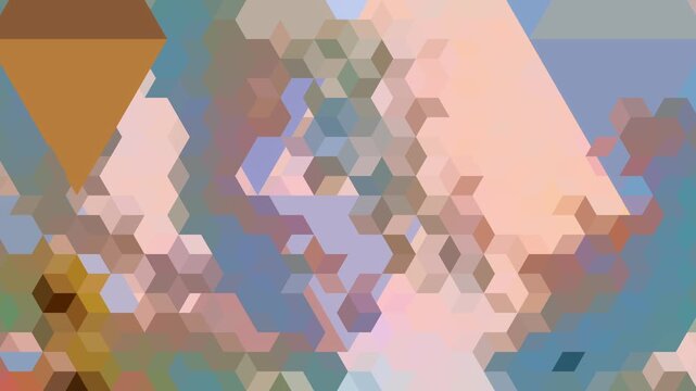 seamless abstract wave animation of hexagonal geometric pattern with smooth brightness transitions and minimal design