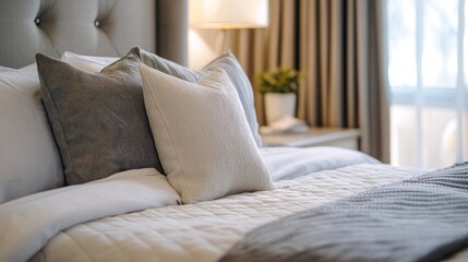 Comfortable bedding interior