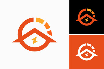 Solar Home Vector Logo Premium 