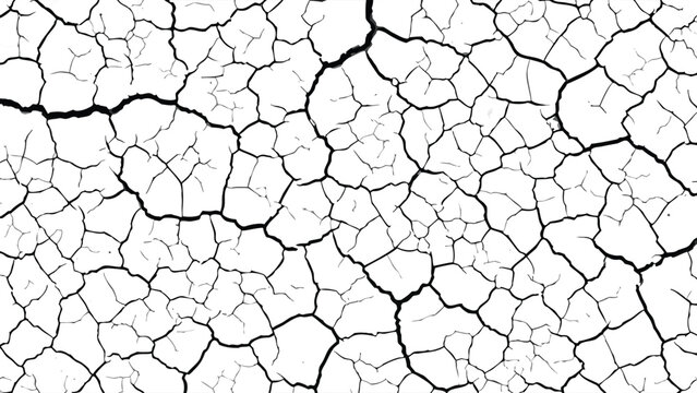 Dry Cracked Earth Surface