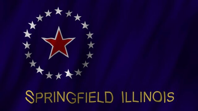 Springfield Illinois flag and its meaning for American history