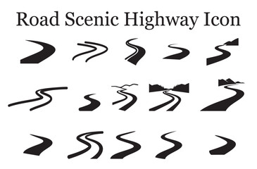 Road Scenic Highway Icon