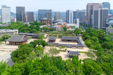 ソウルの美しい街並み風景Beautiful cityscape of Seoul, the capital of South Korea