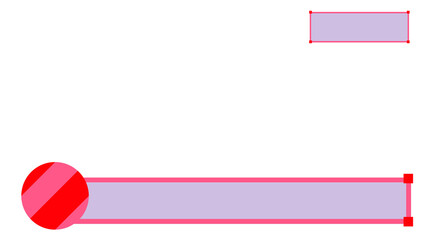 動画テロップ素材：赤-10