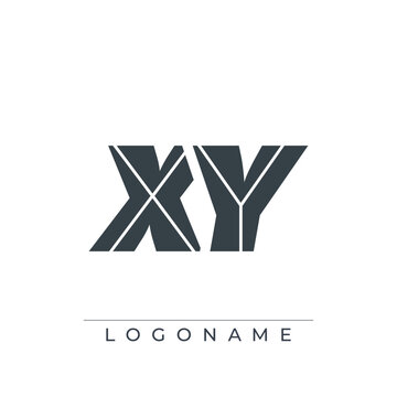 A sophisticated and professional logo design featuring the initials XY in a bold sans serif typeface suitable for various business branding purposes