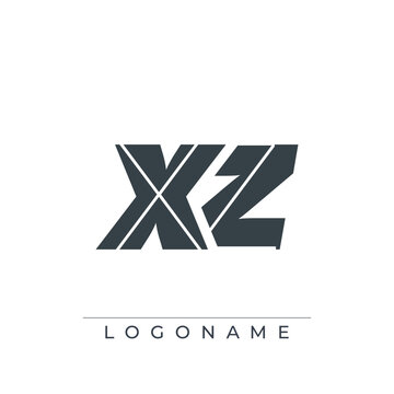 A sophisticated and professional logo design featuring the initials XZ in a bold sans serif typeface suitable for various business branding purposes