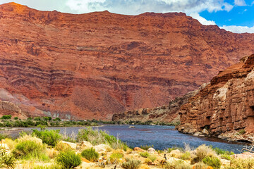 The historic Lees Ferry in US