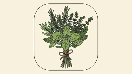 Fresh Herb Bunch: Basil, Rosemary, Thyme - Culinary Aromatics