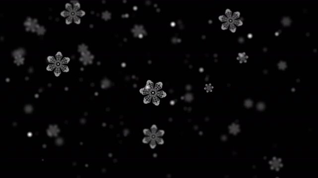winter, snow, christmas, background, snowflake, 