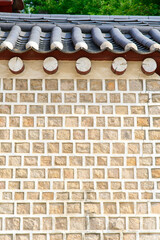 韓国ソウルにある宗廟のとても美しい風景A very beautiful view of the gate in Seoul, Korea