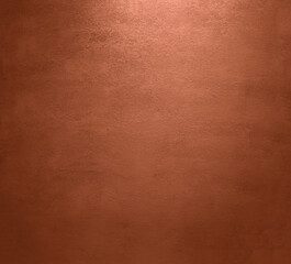 Color of the year 2024 , 13-1023 Peach Fuzz color, plain textured background. Red pink in plaster stucco cement concrete wall pattern texture backdrop. front view