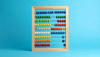 old abacus and calculator