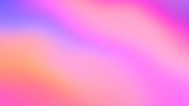 4k seamless loop Iridescent gradient texture blending pastel purple, orange, pink. 90s, Y2K, 2000s aesthetic, fluid wave, colorful glow. Background, digital art, screen saver, modern visuals.