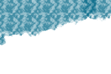 Abstract Blue Grunge Texture Border Isolated on Transparent Background