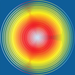 Perception Bloom &ndash; Abstract Gradient Illusion Series Web
