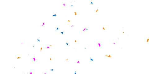  colorful confetti celebration against a clean white background