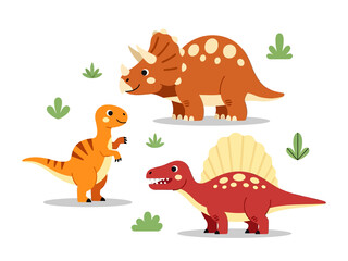 Baby dinosaurs, vector illustration design © Isha