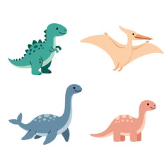Baby dinosaurs, vector illustration design © Isha