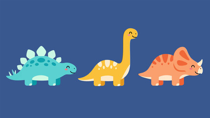 Baby dinosaurs, vector illustration design © Isha