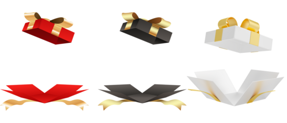 gift box with ribbon