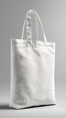 shopping bag packaging mockup on white seamless background crisp focus professional catalog style, Realistic Photo