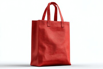 shopping bag product mockup on seamless white background high detail professional stock photography, Realistic Photo