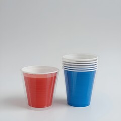 White coffee cup mockup. 3d white cup.

