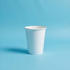 White coffee cup mockup. 3d white cup.

