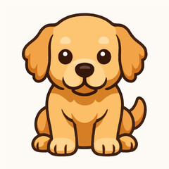 Golden Retriever Puppy &ndash; Toy Figure Look