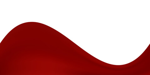 Abstract Red Gradient Background with Smooth Waves and Soft Flow. Modern trendy design in Vector Illustration